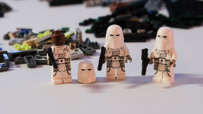 Drei der f&uuml;nf Blizzard-Trooper (Bild: Oliver Nickel/Golem.de)